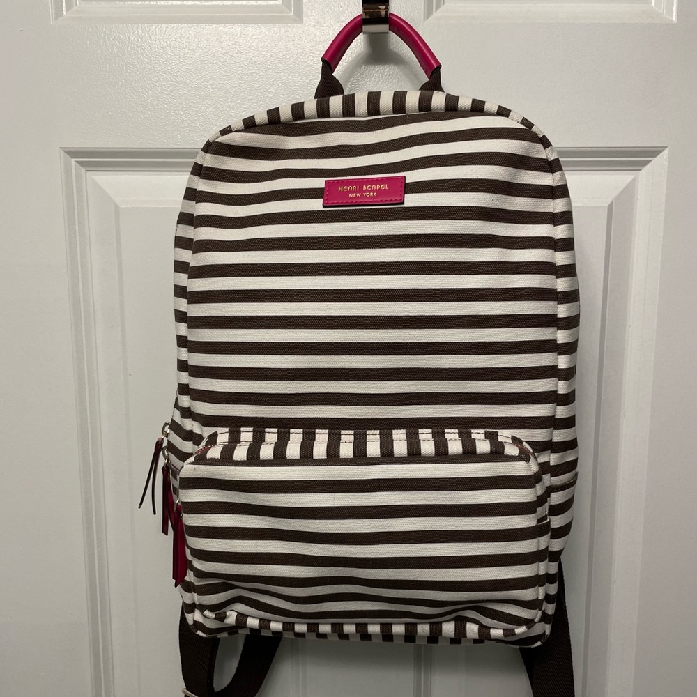 Henri Bendel Canvas Backpack